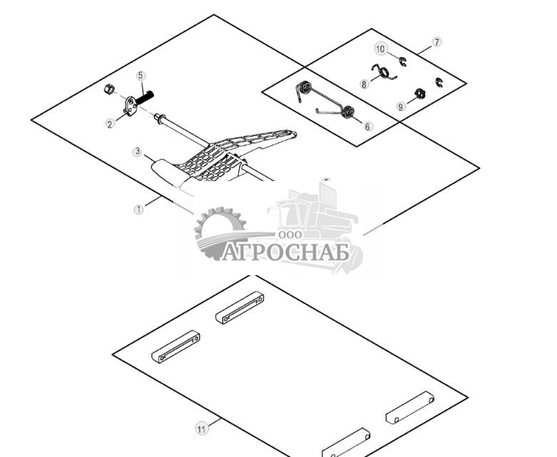 Направляющая сиденья и компоненты регулирования наклона - ST301412 250.jpg